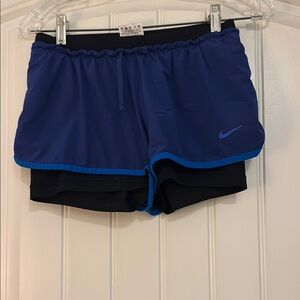 Nike Royal Blue Athletic Shorts with Lightweight Breathable Fabric